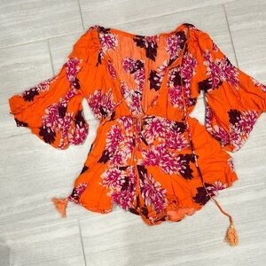 Cute floral romper